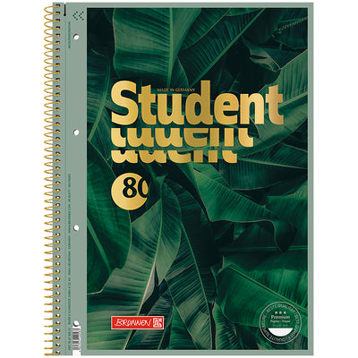Коледж-блок BRUNNEN Premium, А4, клітинка, 80 аркушів, Jungle, 10-679 28 23