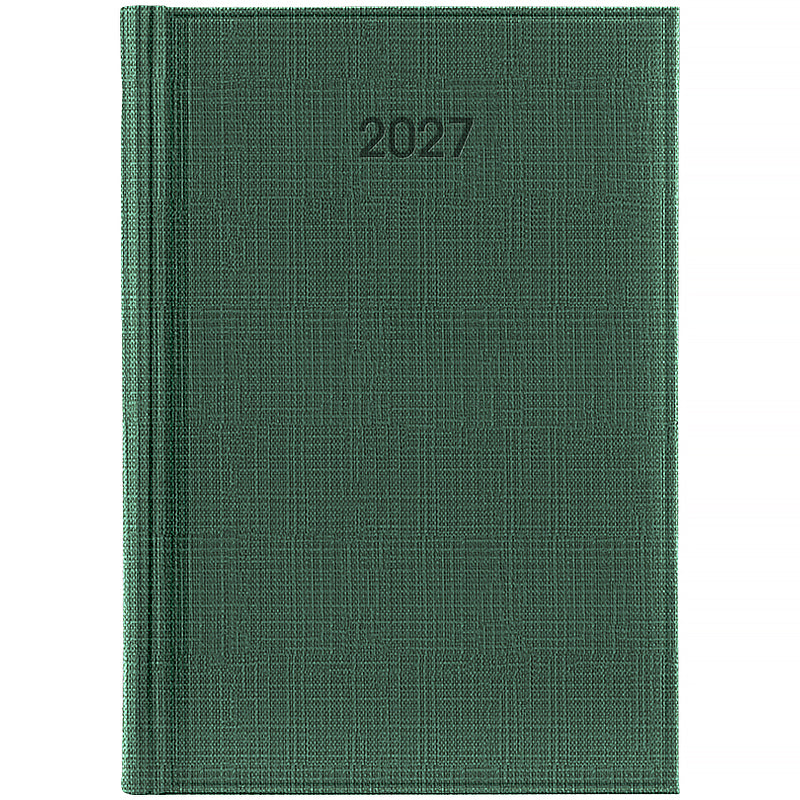 Щоденник датований BRUNNEN 2027 Стандарт Linetta, зелений, 73-795-30-507